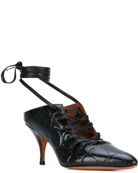 Черные кожаные сабо от Givenchy