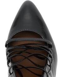 Черные кожаные сабо от Givenchy