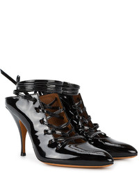 Черные кожаные сабо от Givenchy