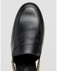 Черные кожаные сабо от Asos