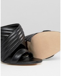 Черные кожаные сабо от Office