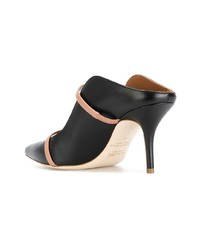 Черные кожаные сабо от Malone Souliers