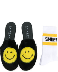 Черные кожаные сабо от Joshua Sanders