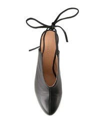 Черные кожаные сабо от Manning Cartell