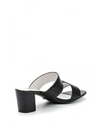 Черные кожаные сабо от Vitacci