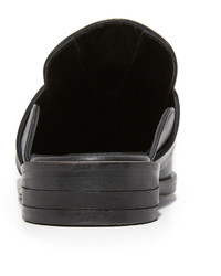 Черные кожаные сабо от Freda Salvador