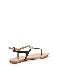 Черные кожаные сандалии на плоской подошве от Call it SPRING