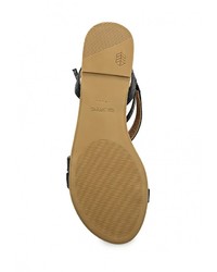 Черные кожаные сандалии на плоской подошве от Call it SPRING