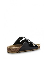 Черные кожаные сандалии на плоской подошве от Call it SPRING