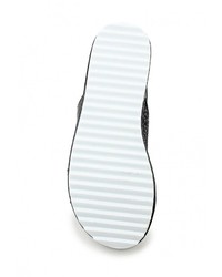 Черные кожаные сандалии на плоской подошве от Coco Perla