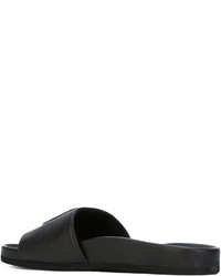 Мужские черные кожаные сандалии от Joshua Sanders