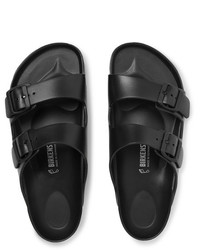 Мужские черные кожаные сандалии от Birkenstock