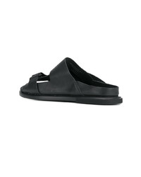 Мужские черные кожаные сандалии от Camper