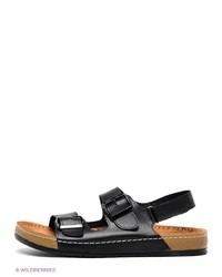 Мужские черные кожаные сандалии от Best Walk