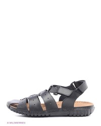 Мужские черные кожаные сандалии от Best Walk