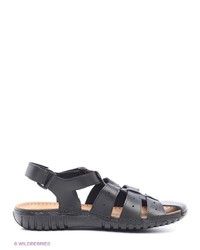 Мужские черные кожаные сандалии от Best Walk