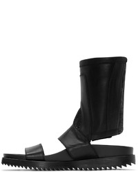 Мужские черные кожаные сандалии от Ann Demeulemeester