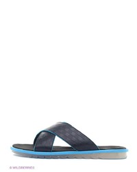 Мужские черные кожаные сандалии от Conhpol