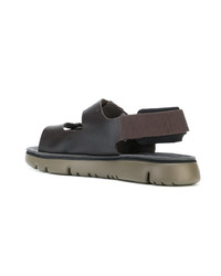 Мужские черные кожаные сандалии от Camper