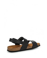 Мужские черные кожаные сандалии от Geox