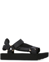 Мужские черные кожаные сандалии от Han Kjobenhavn