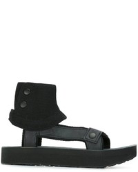 Мужские черные кожаные сандалии от Han Kjobenhavn