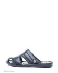 Мужские черные кожаные сандалии от iD! Collection