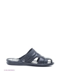 Мужские черные кожаные сандалии от iD! Collection