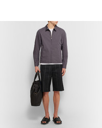 Мужские черные кожаные сандалии от Jil Sander