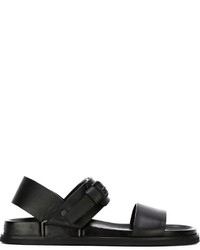 Мужские черные кожаные сандалии от Maison Margiela