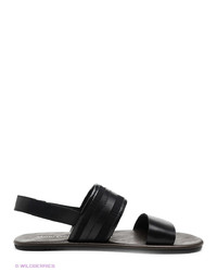 Мужские черные кожаные сандалии от Mario Ponti