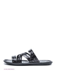 Мужские черные кожаные сандалии от Mario Ponti
