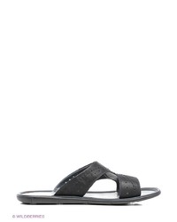 Мужские черные кожаные сандалии от Marko