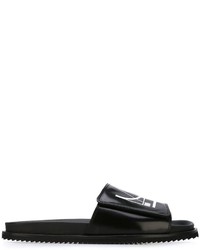 Мужские черные кожаные сандалии от McQ by Alexander McQueen