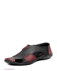 Мужские черные кожаные сандалии от METROPOLPOLIS