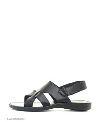 Мужские черные кожаные сандалии от Patrol