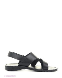 Мужские черные кожаные сандалии от Patrol