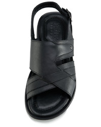Мужские черные кожаные сандалии от Ralf Ringer