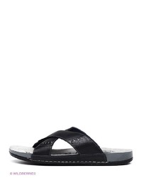 Мужские черные кожаные сандалии от Tesoro