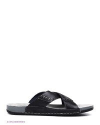 Мужские черные кожаные сандалии от Tesoro