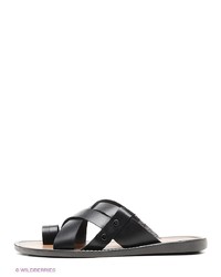 Мужские черные кожаные сандалии от Vitacci