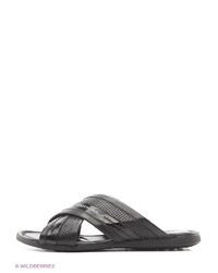 Мужские черные кожаные сандалии от Walrus