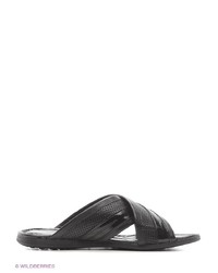 Мужские черные кожаные сандалии от Walrus