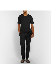 Мужские черные кожаные сандалии от Jimmy Choo