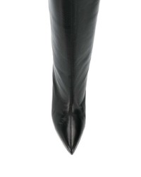 Черные кожаные сапоги от Alexandre Vauthier