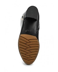 Черные кожаные сапоги от Ascalini