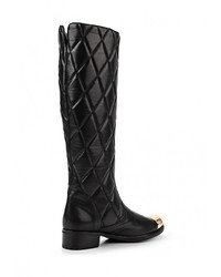 Черные кожаные сапоги от Baldinini