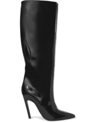 Черные кожаные сапоги от Balenciaga