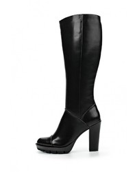 Черные кожаные сапоги от Bata