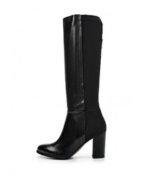 Черные кожаные сапоги от Bata